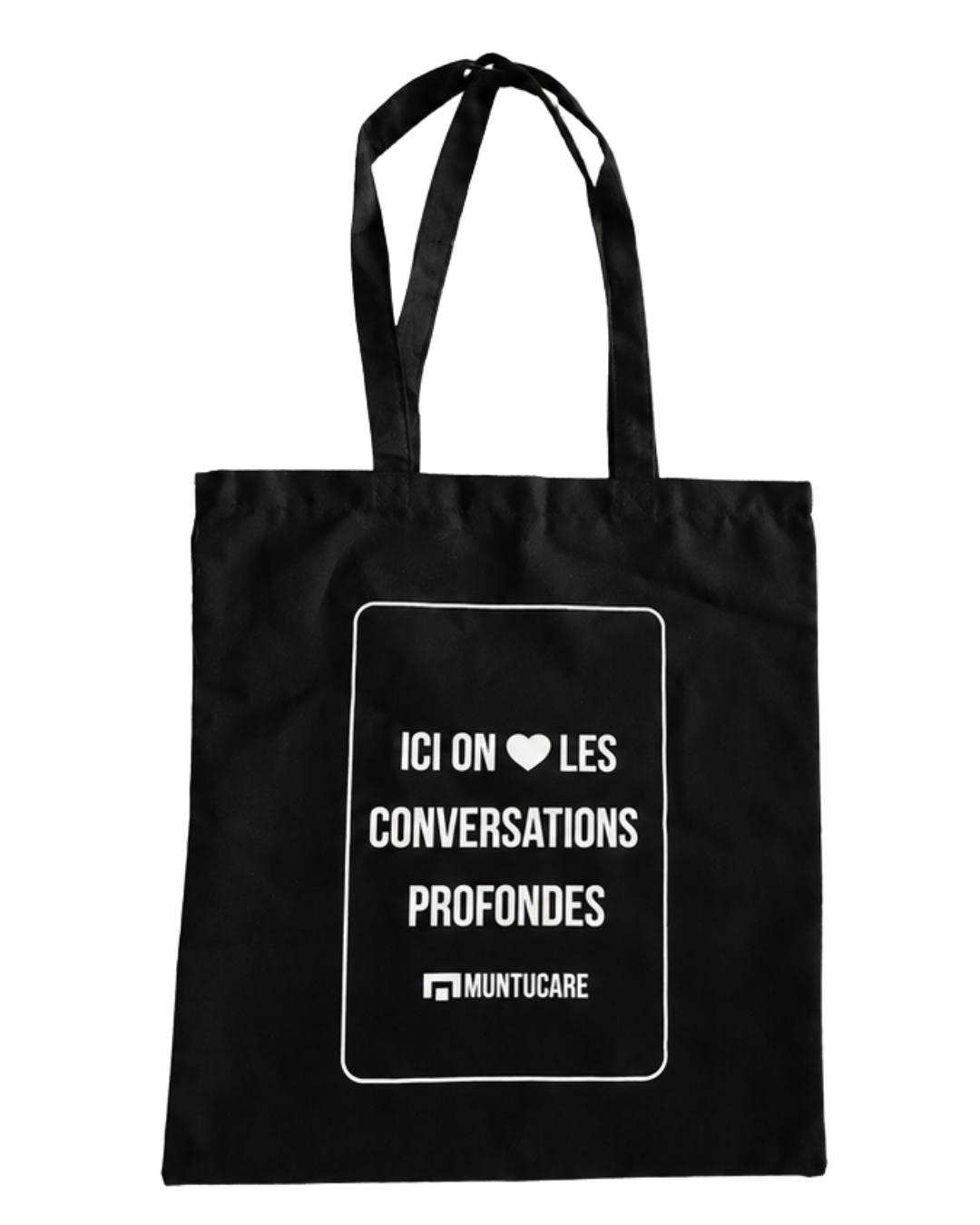 Totebag MuntuCare "Ici on aime les conversation profondes"